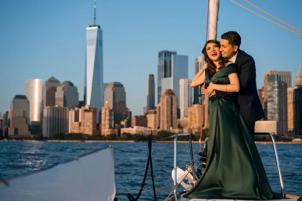 NYC Skyline Proposal Photographer - Electric Love Studios